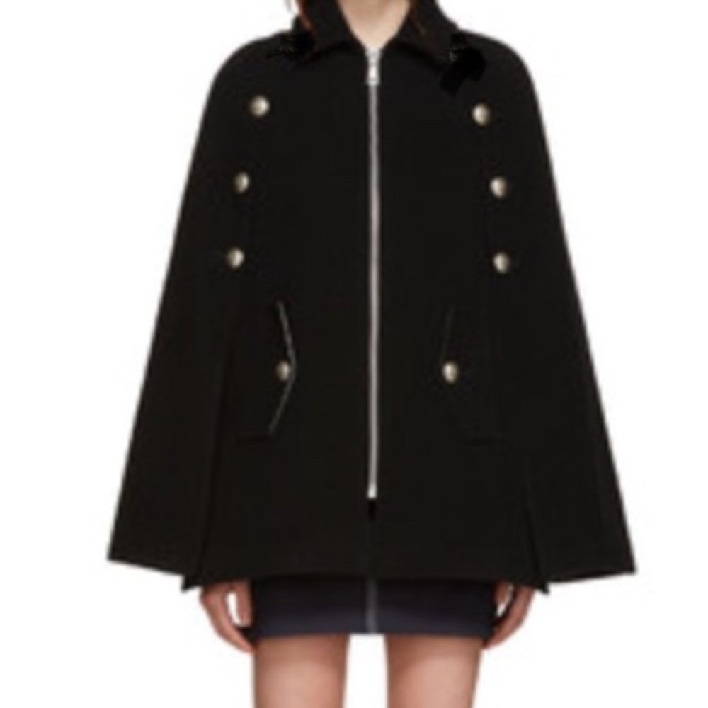 See by Chloe Wool Cape Coat Goth - AS IS - Picture 1 of 16